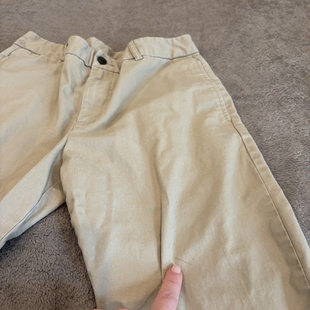 Polo Ralph Lauren Kids Beige Chino Uniform Pants Size 16‎ Classic Blue Pony Logo - Picture 6 of 10
